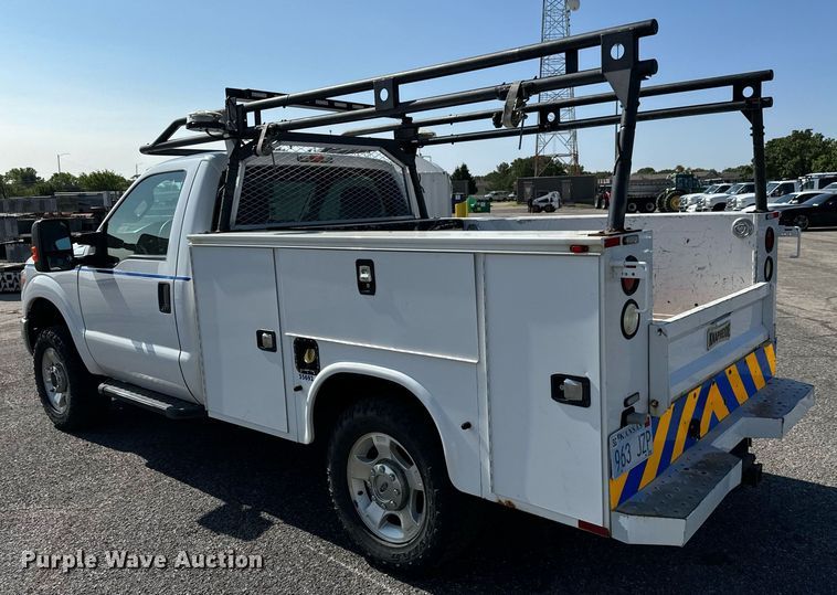 image for item DH1280 2016 Ford F250 Super Duty XLT utility bed pickup truck
