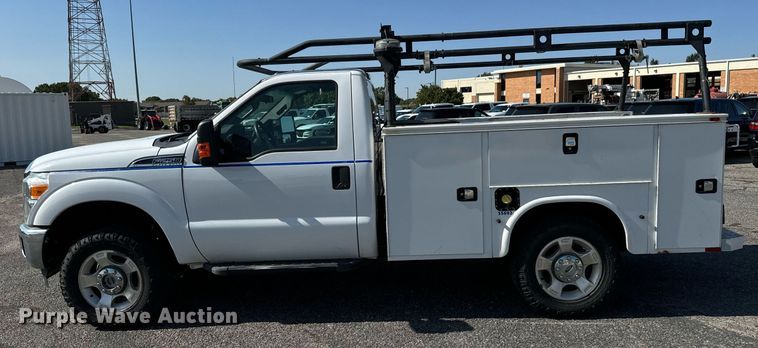 image for item DH1280 2016 Ford F250 Super Duty XLT utility bed pickup truck