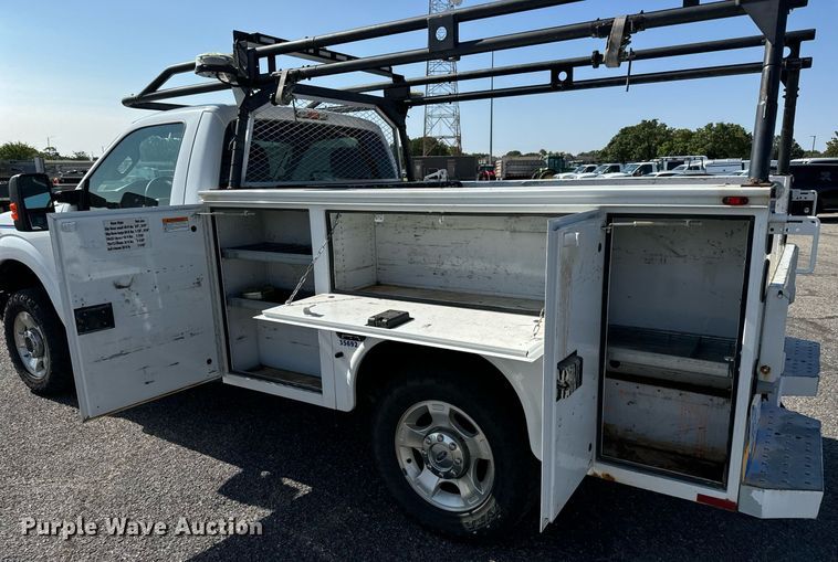 image for item DH1280 2016 Ford F250 Super Duty XLT utility bed pickup truck