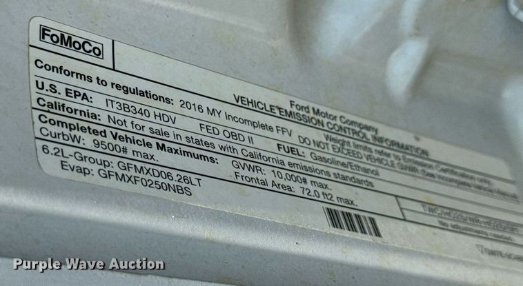 image for item DH1280 2016 Ford F250 Super Duty XLT utility bed pickup truck