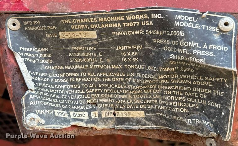 image for item DH1284 2013 Ditch Witch FX30 vacuum excavator