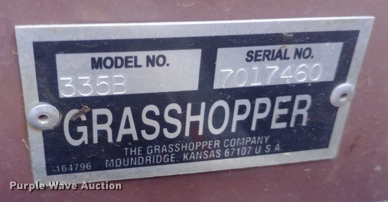 image for item DH1316 2020 Grasshopper 335B ZTR lawn mower