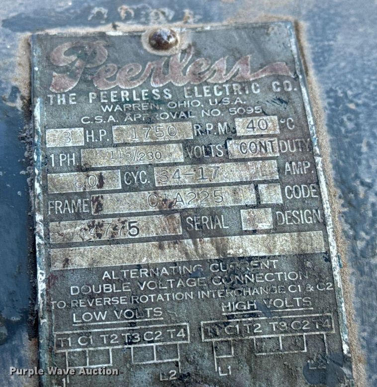 image for item DH1333 American Brake Shoe Co. 331 air compressor