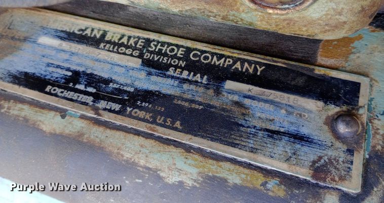 image for item DH1340 American Brake Shoe Company air compressor