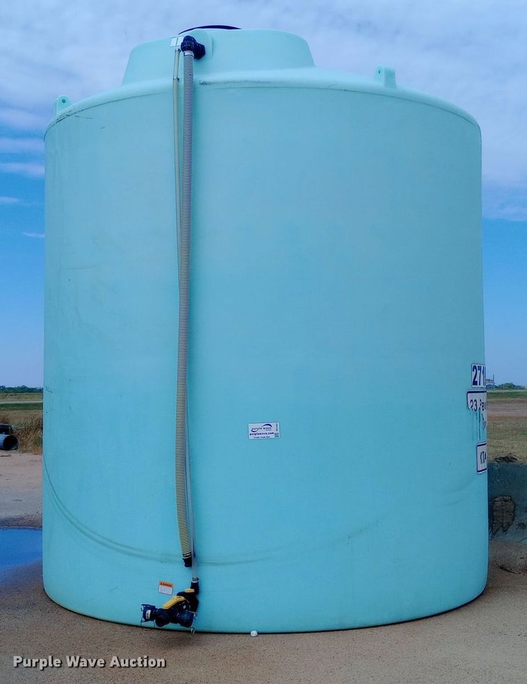 Salt brine tank in Cassoday, KS Item DH1401 for sale Purple Wave
