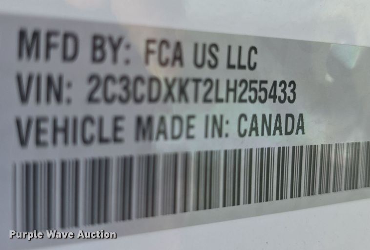 image for item DQ4589 2020 Dodge  Charger Police 