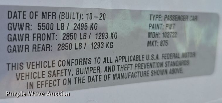 image for item DQ4589 2020 Dodge  Charger Police 