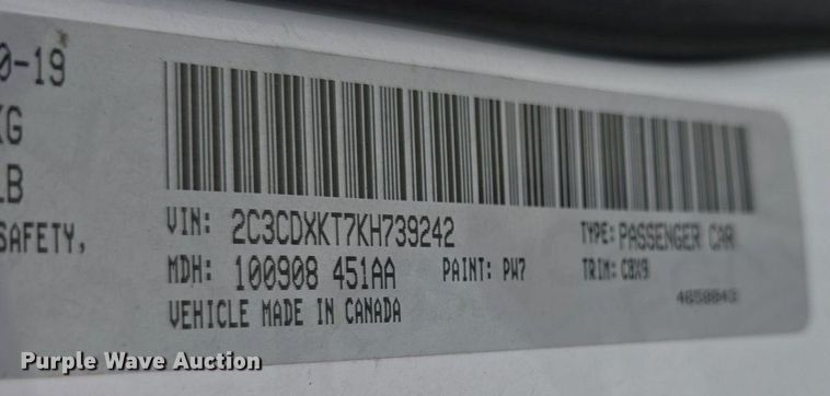 image for item DQ4590 2019 Dodge  Charger Police 