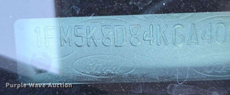 image for item DQ4596 2019 Ford Explorer XLT SUV