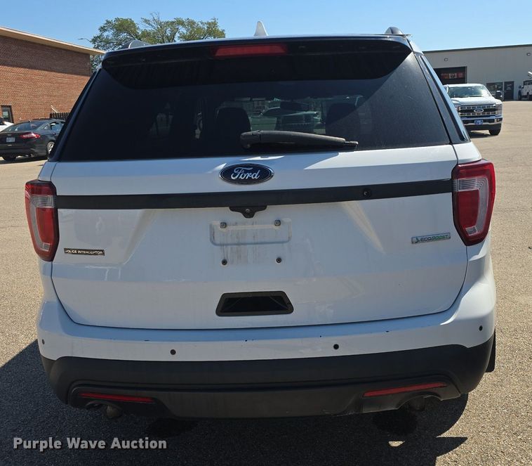 image for item DQ4598 2017 Ford Explorer Police Interceptor  SUV