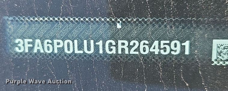 image for item DQ4601 2016 Ford Fusion SE 