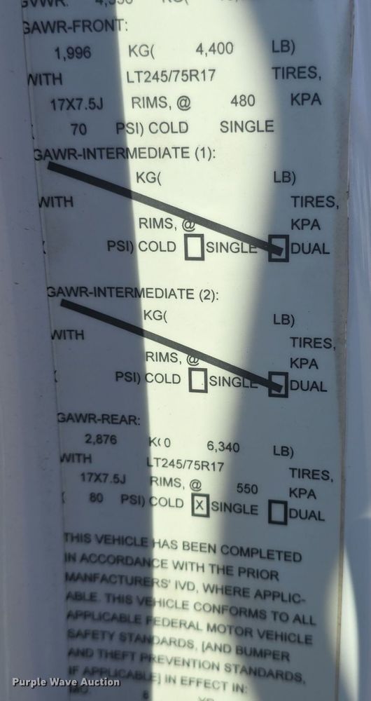 image for item DQ4604 2017 Ford F250 Super Duty XLT utility bed pickup truck