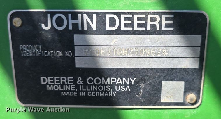 image for item DQ4605 1998 John Deere  6310 MFWD tractor