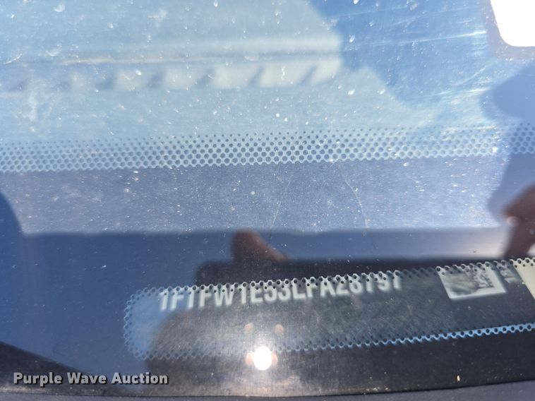 image for item DQ5187 2020 Ford F150 XLT SuperCrew pickup truck