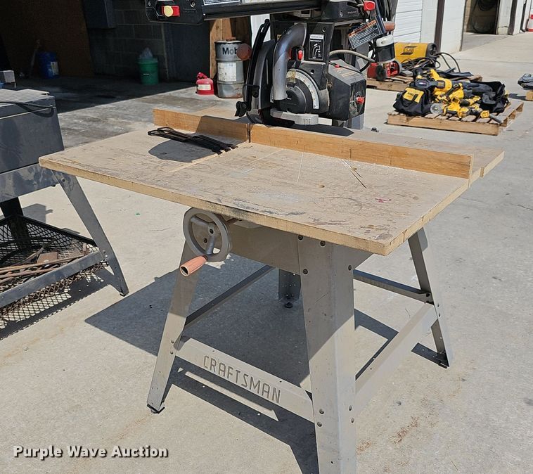 image for item EK6460 Craftsman radial arm saw