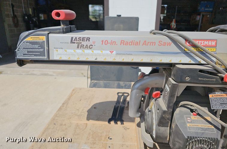 image for item EK6460 Craftsman radial arm saw