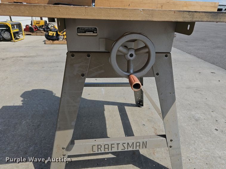 image for item EK6460 Craftsman radial arm saw