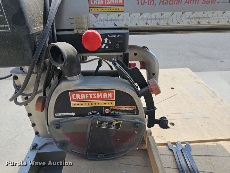 image for item EK6460 Craftsman radial arm saw