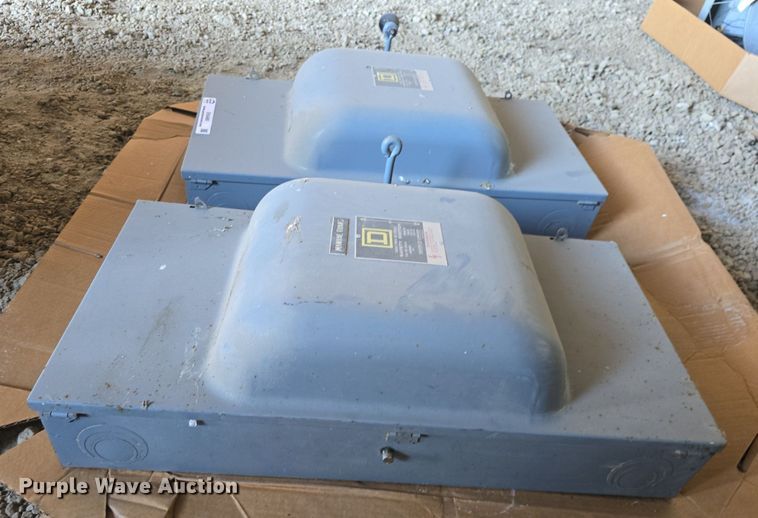 image for item EK6485 (2) Square D safety switches