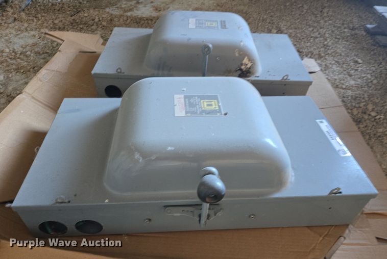 image for item EK6485 (2) Square D safety switches