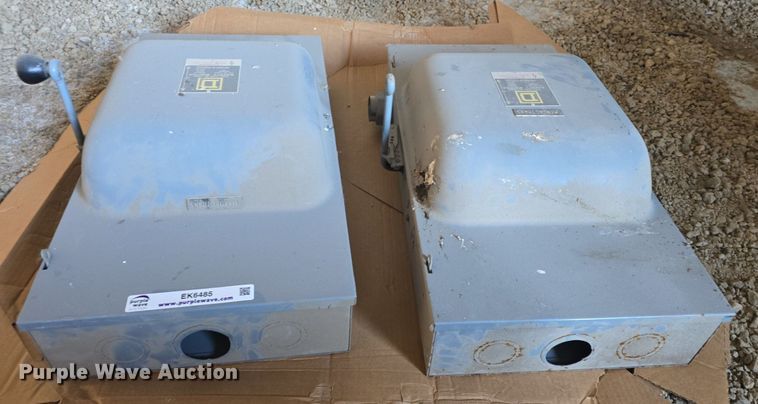 image for item EK6485 (2) Square D safety switches