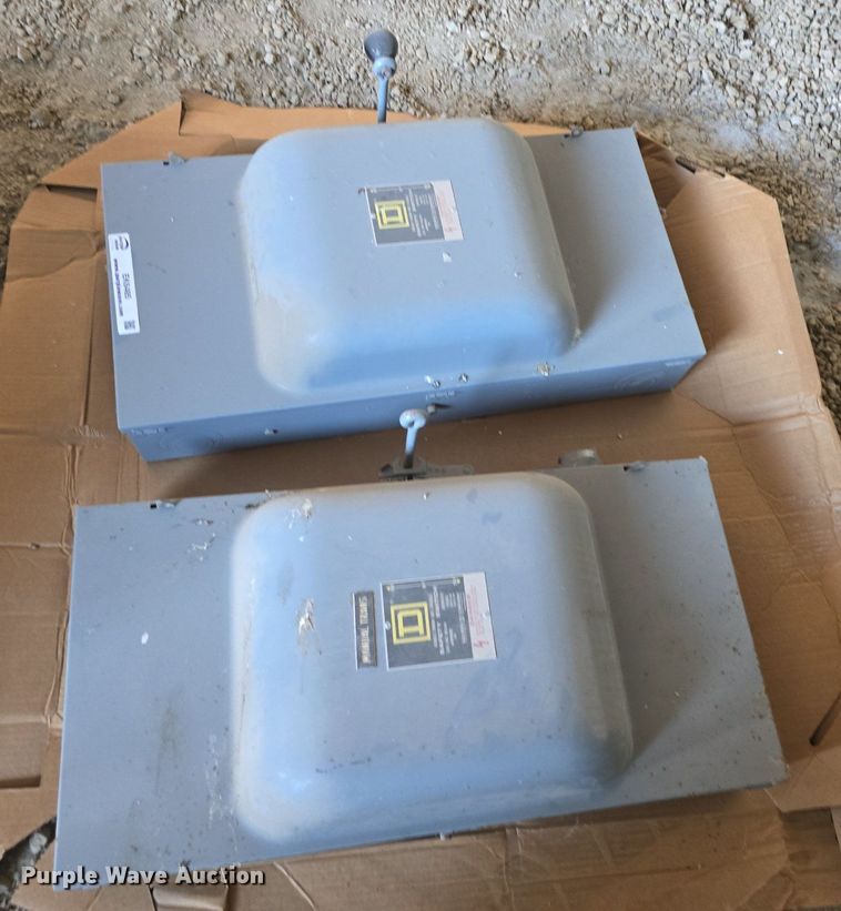 image for item EK6485 (2) Square D safety switches