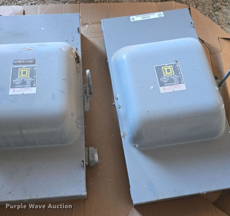 image for item EK6485 (2) Square D safety switches