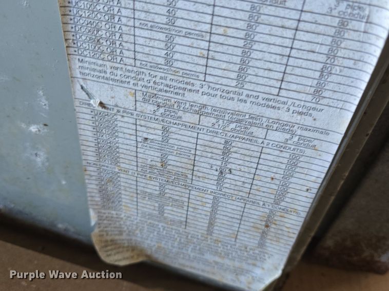 image for item EK6486 (2) Trane XE 90 furnace