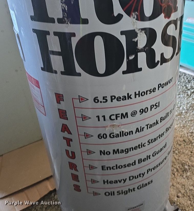 image for item EK6487 Iron Horse  IHD6160V1 air compressor