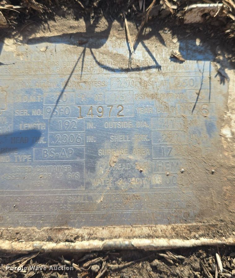 image for item EK6489 Propane tank