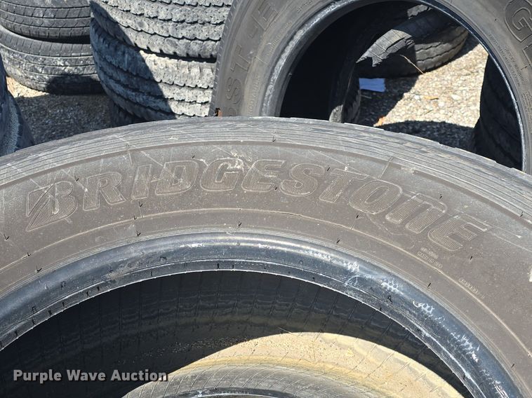 image for item EK6491 (2) Bridgestone 425/65R22.5 tires