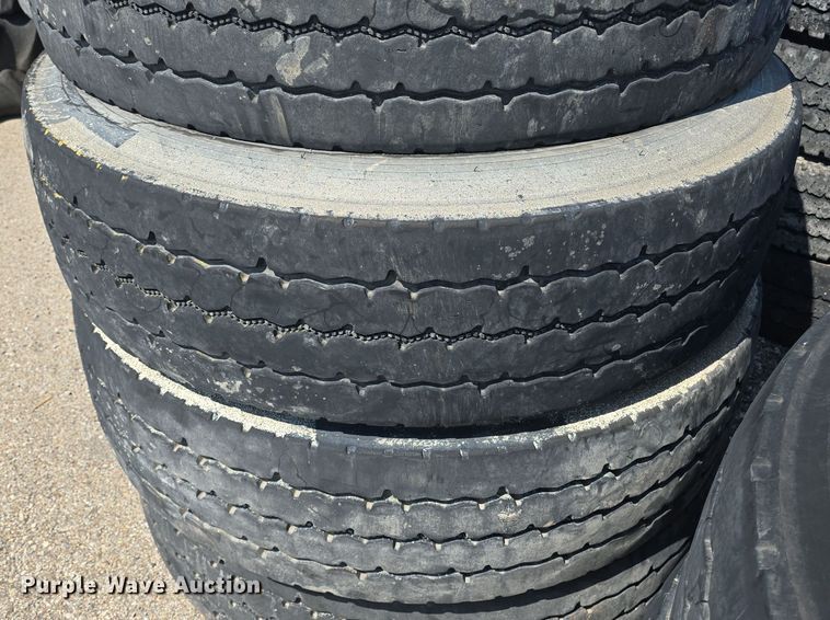 image for item EK6492 (4) Bridgestone 11R22.5 tires