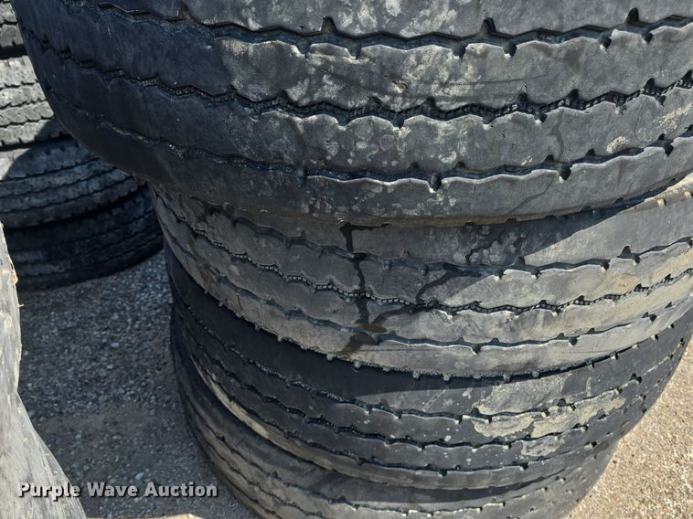 image for item EK6492 (4) Bridgestone 11R22.5 tires