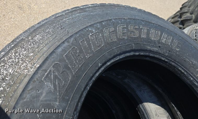 image for item EK6492 (4) Bridgestone 11R22.5 tires