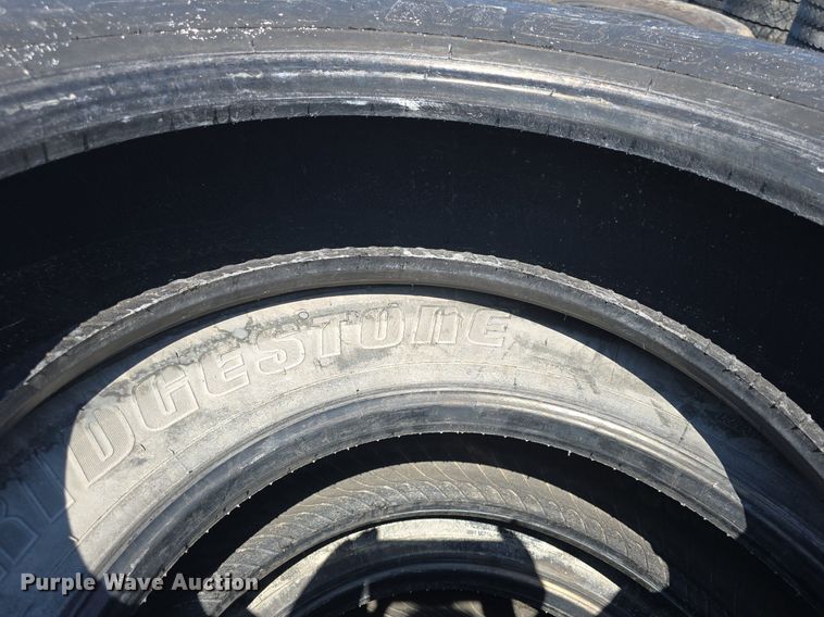 image for item EK6492 (4) Bridgestone 11R22.5 tires