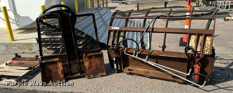 image for item MV9153 (2) skid steer attachments