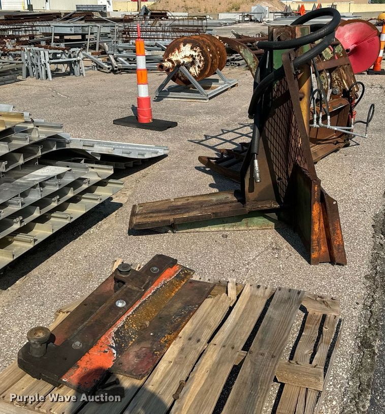 image for item MV9153 (2) skid steer attachments