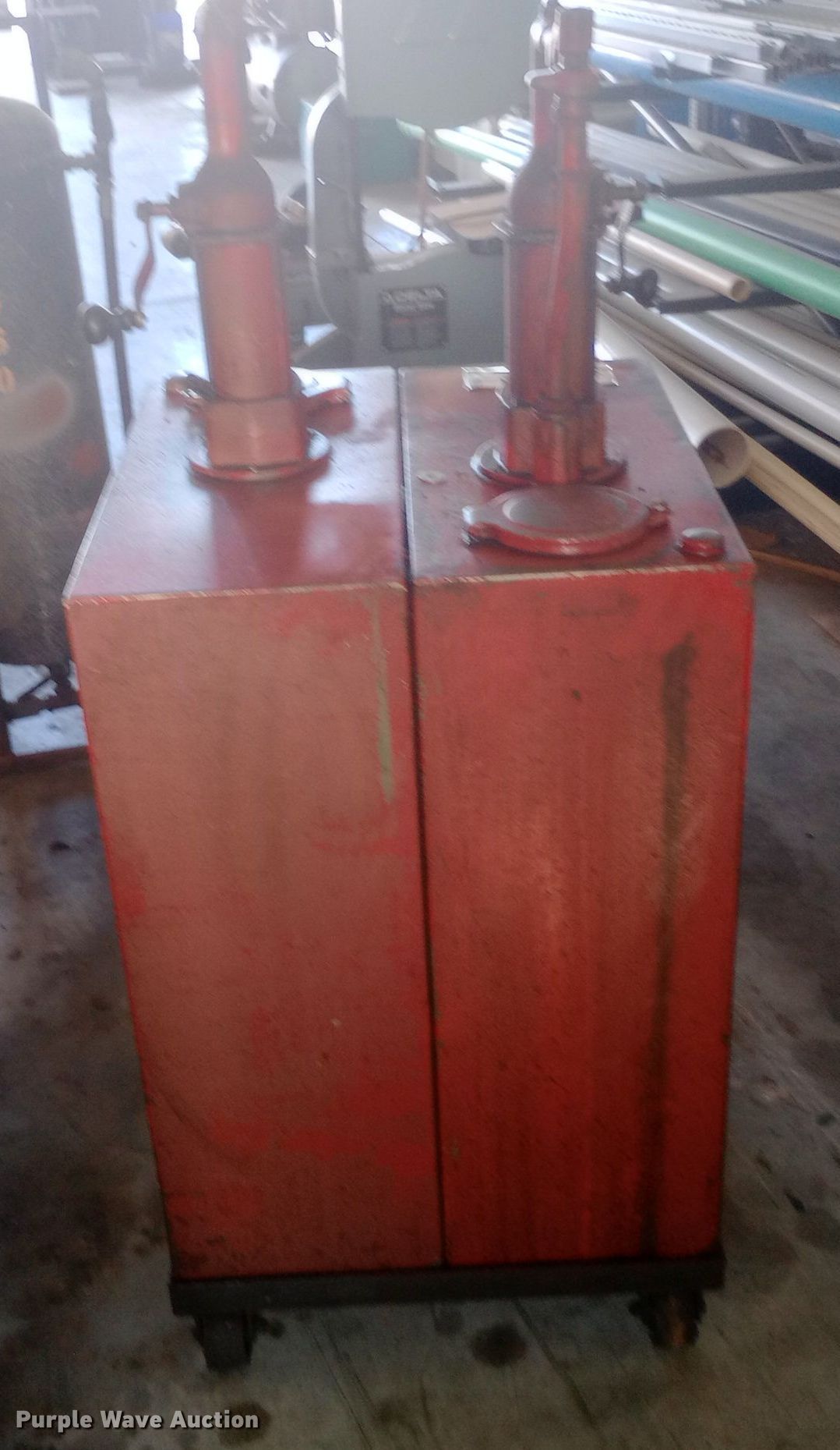 (2) 55 gallon oil distributor tanks in Wichita, KS | Item DH1371 sold ...