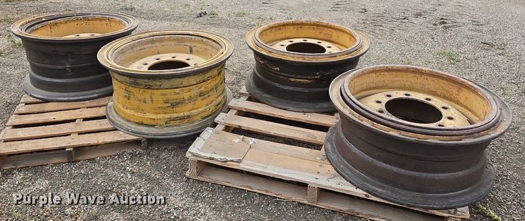 image for item DS4735 (3) Michelin 14.00R24 tires and wheels 