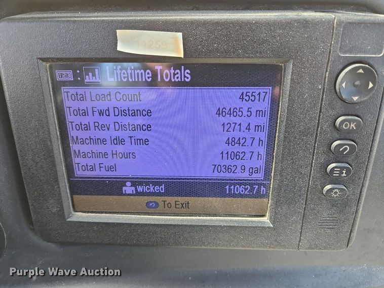 image for item EG9840 2012 Caterpillar 740B haul truck