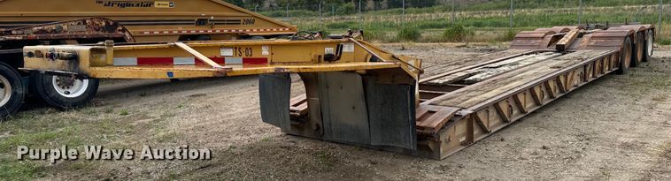 image for item EG9850 1996 Load King 503 PHD lowboy equipment trailer