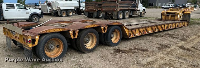 image for item EG9850 1996 Load King 503 PHD lowboy equipment trailer