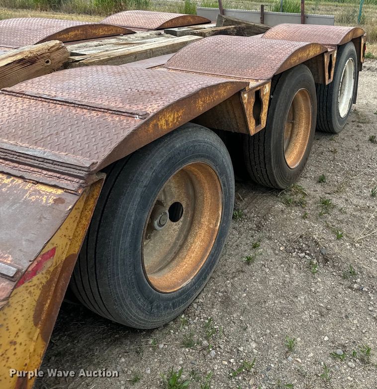 image for item EG9850 1996 Load King 503 PHD lowboy equipment trailer