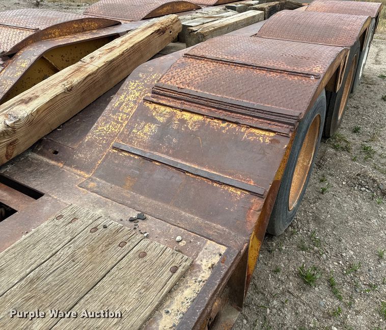 image for item EG9850 1996 Load King 503 PHD lowboy equipment trailer