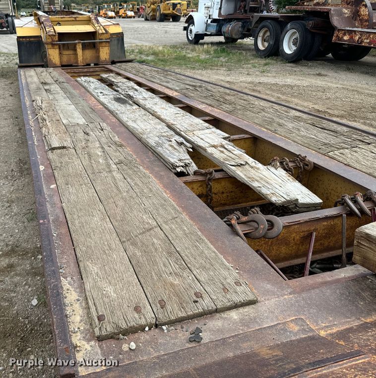 image for item EG9850 1996 Load King 503 PHD lowboy equipment trailer