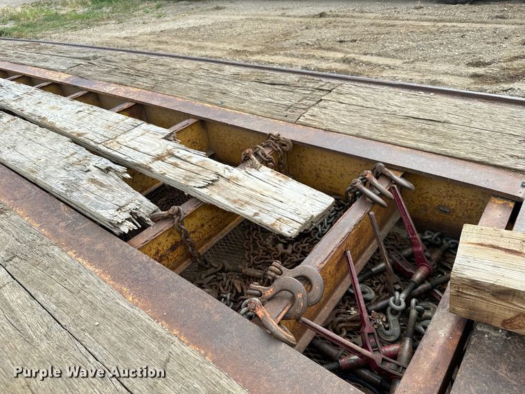 image for item EG9850 1996 Load King 503 PHD lowboy equipment trailer