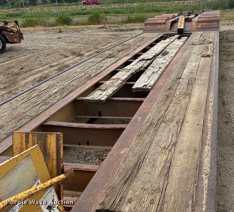 image for item EG9850 1996 Load King 503 PHD lowboy equipment trailer