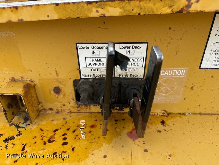 image for item EG9850 1996 Load King 503 PHD lowboy equipment trailer