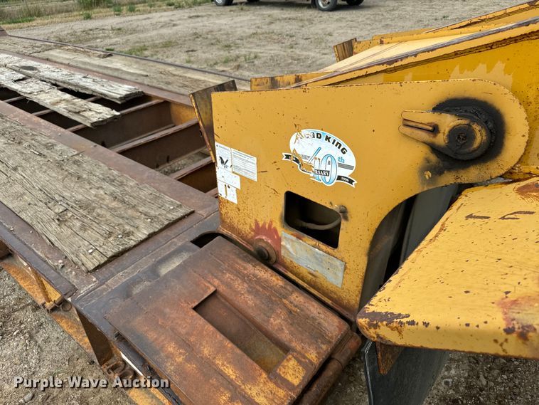 image for item EG9850 1996 Load King 503 PHD lowboy equipment trailer