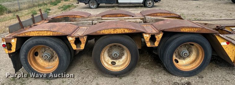 image for item EG9850 1996 Load King 503 PHD lowboy equipment trailer